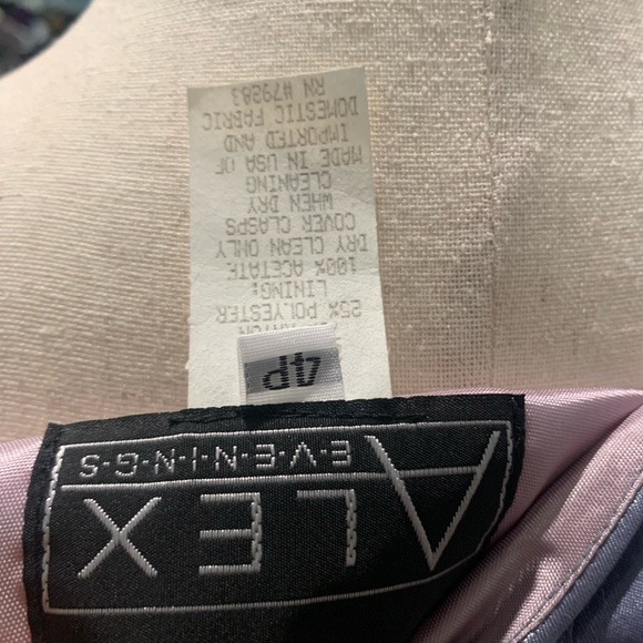 Alex evenings crushed satin suit set NWT - Picture 7 of 7